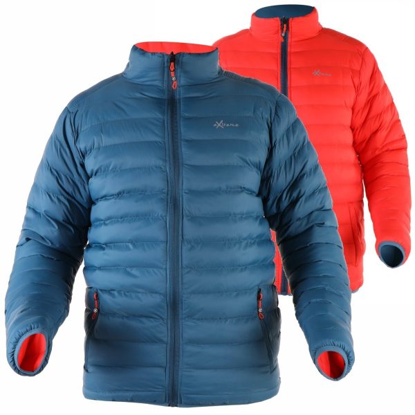 CHAQUETA HOMBRE DE FIBRA REVERSIBLE NEWWOOD EXTREME KROSS AZUL