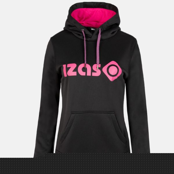 SUDADERA MUJER IZAS DUERO W NEGRO-FUCSIA