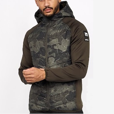 CHAQUETA DE HOMBRE CROSSHATCH HIBRID CAMO
