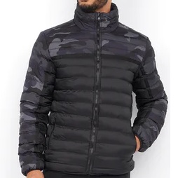 CHAQUETA DE FIBRA CROSSHATCH DARK CAMO