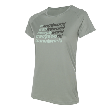 CAMISETA MUJER TRANGOWORLD OHRID VERDE HIELO