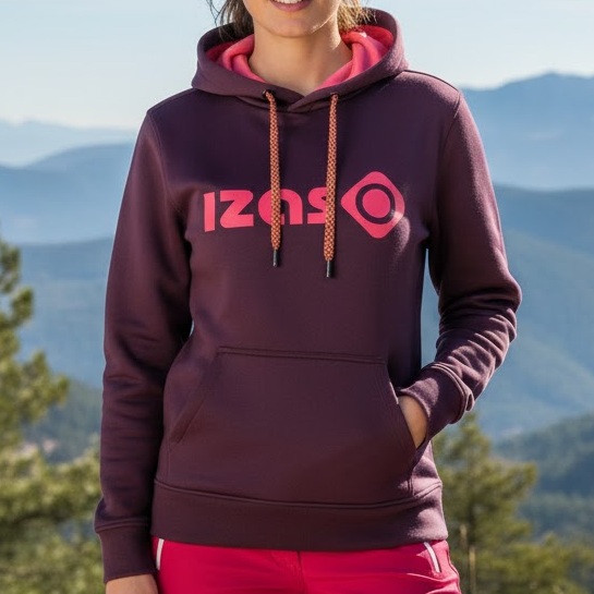 SUDADERA MUJER IZAS DUERO W V4 WINE