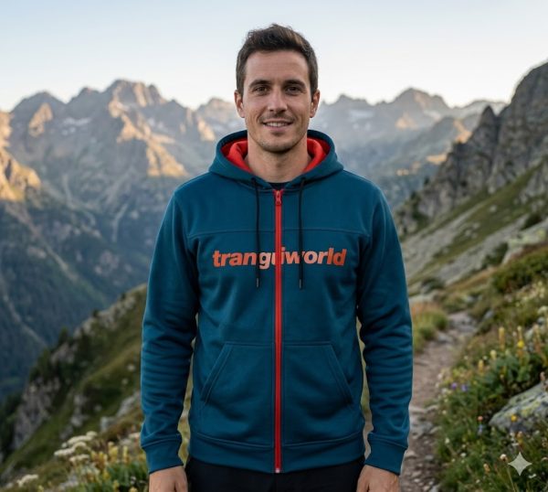 CHAQUETA TRANGOWORLD RIPON V2 AZUL/ROJA